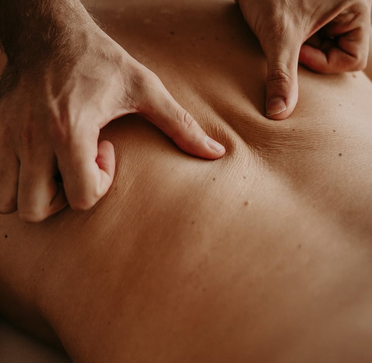 fotografía corporativa de masajes