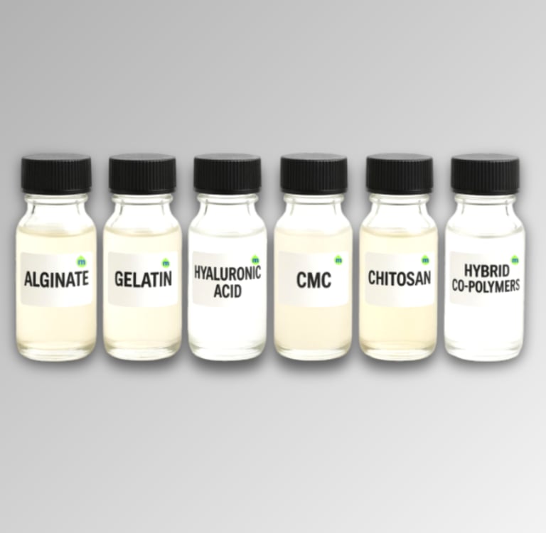 bioinks, bioink gels, hydrogels