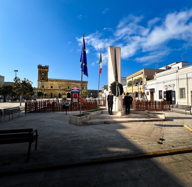 monumento ai caduti a monteparano 25 aprile 2025 