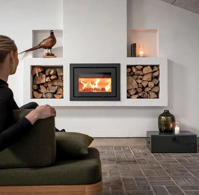 Insert à bois fonte - insert mural