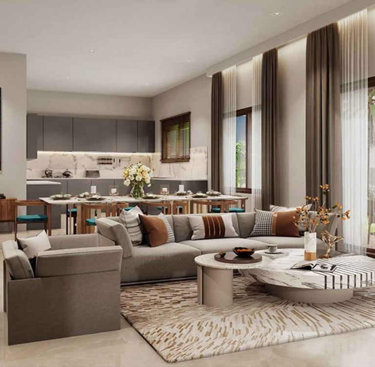 Lodha Sarjapur Road Interior - Living Room