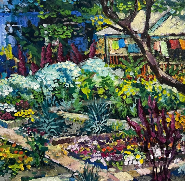 Андрій Хворост, «Алея в квітах. База «Чайка» с.Лугове», 2011