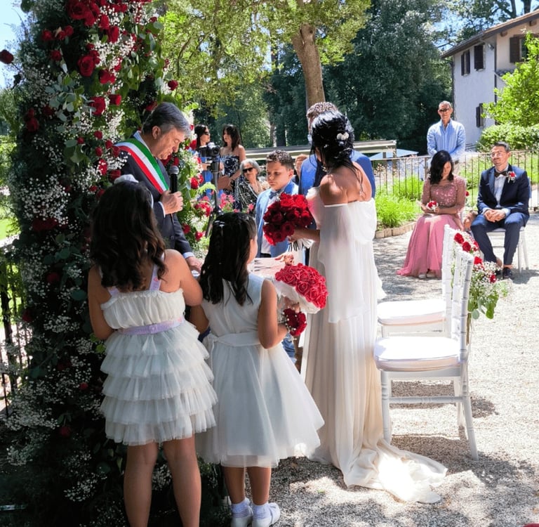 Celebration on a wedding curated by Francesco Margaretini