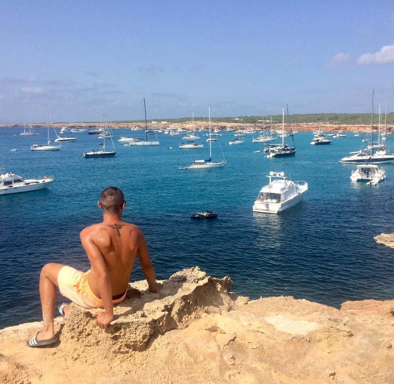 Photo of Francesco Margaretini on a Holiday in Formentera Spain