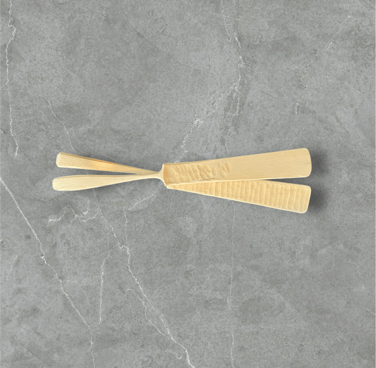 Handmade wooden spurtle