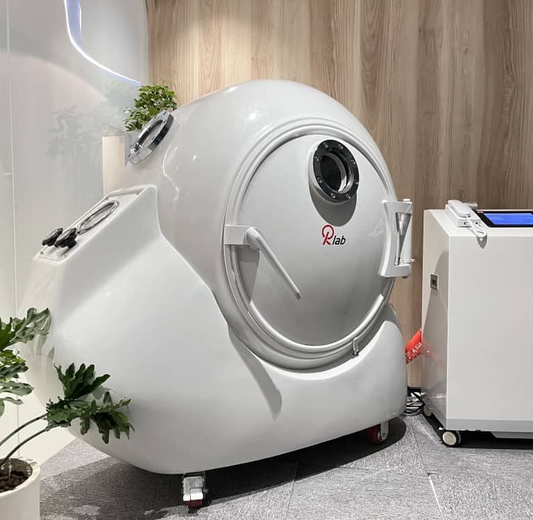 o2 Bajo Presión Cámara Hiperbárica