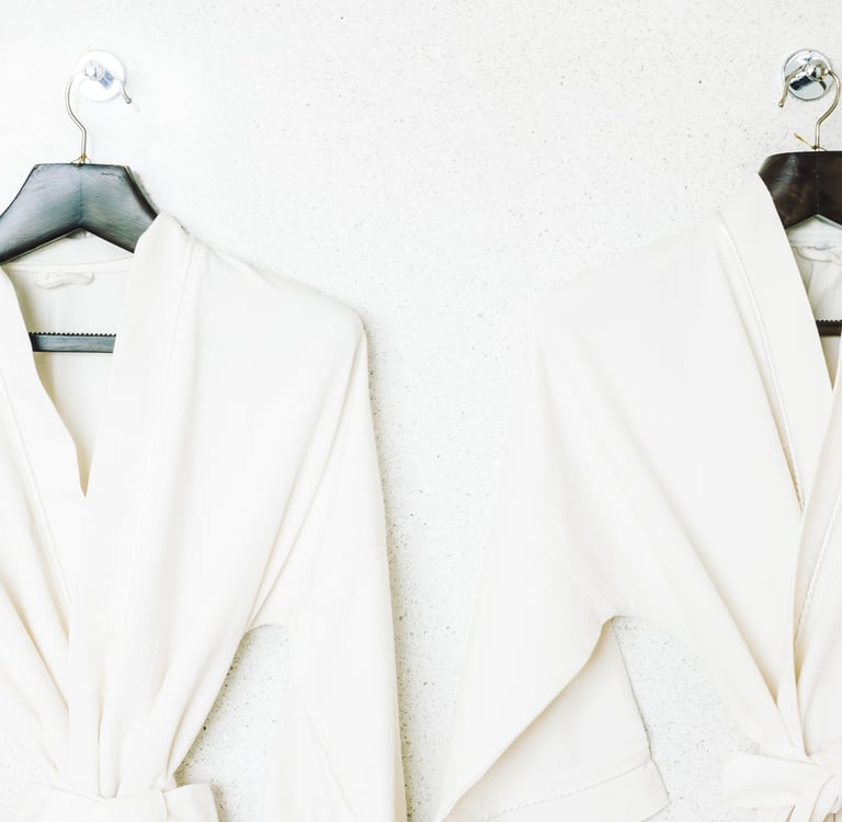 cotton bathrobe
