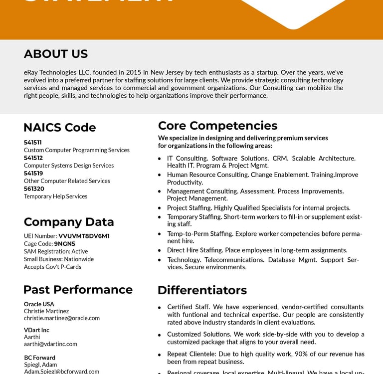 Capability Statement