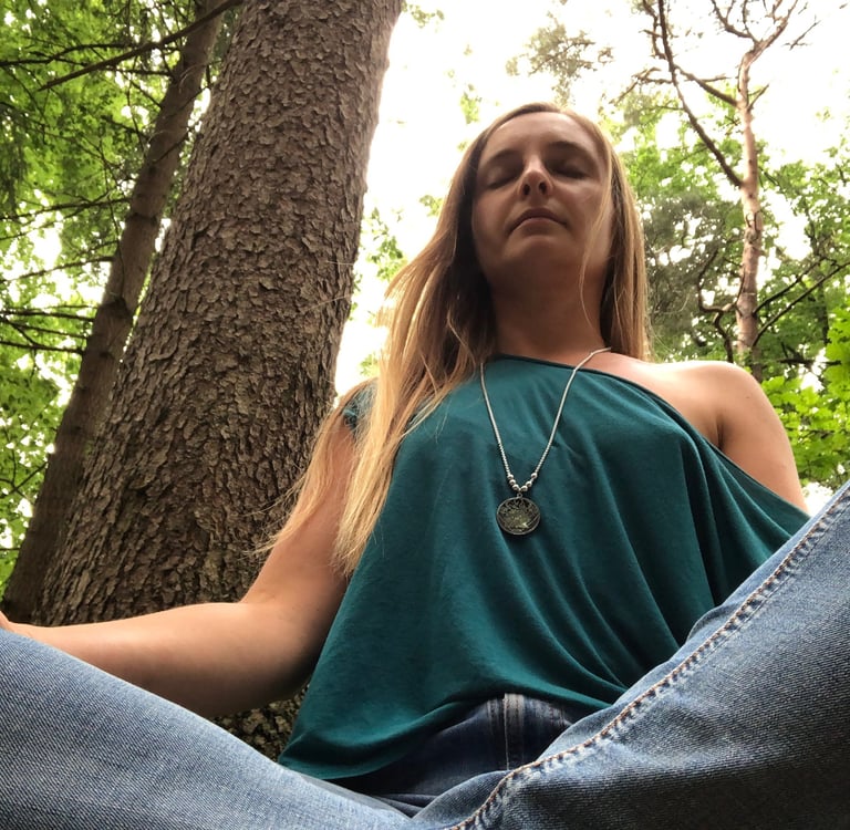 meditate in the forest to deepen your connection