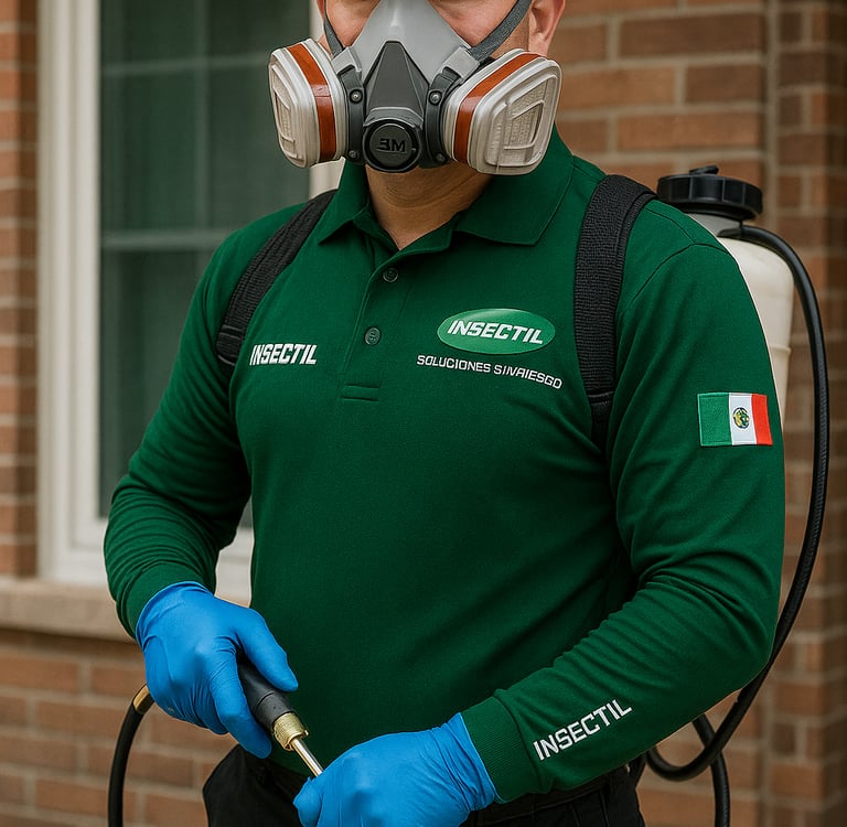 Control de plagas en Querétaro – técnico de fumigación