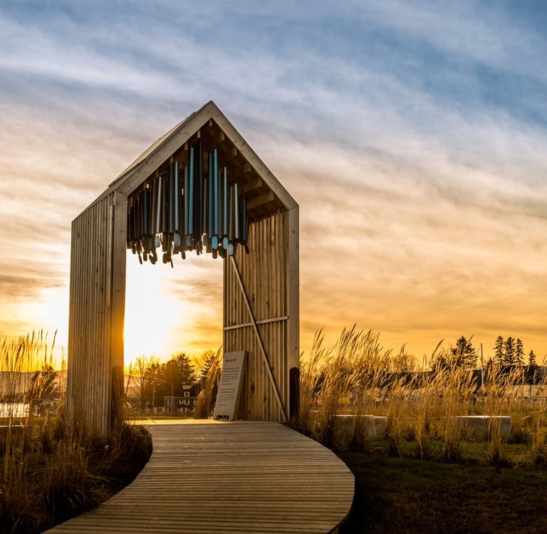 promenade de Lac Mégantic