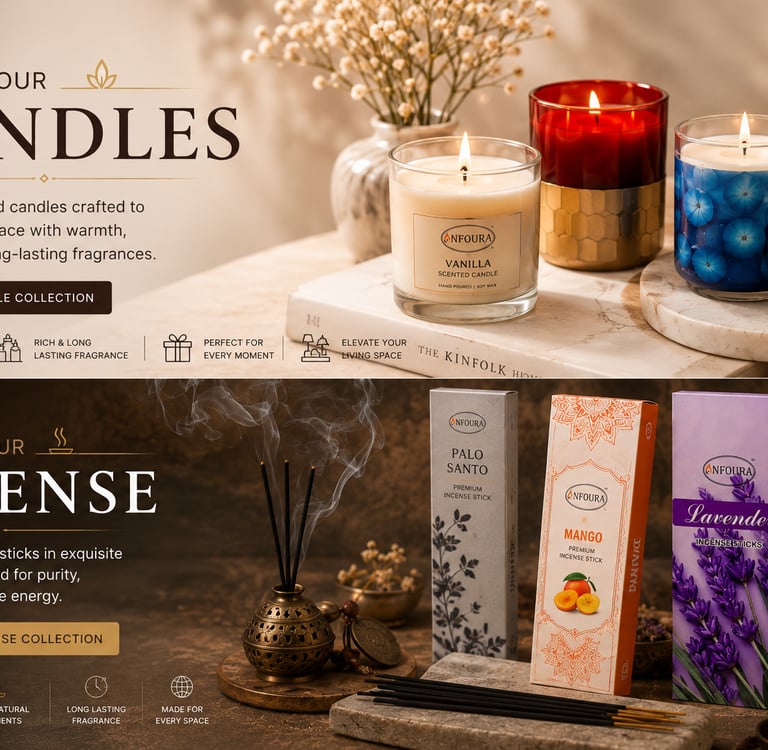 Export Grade Incense and Candles Supply