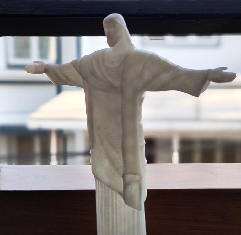 christ the redeemer 3d print model