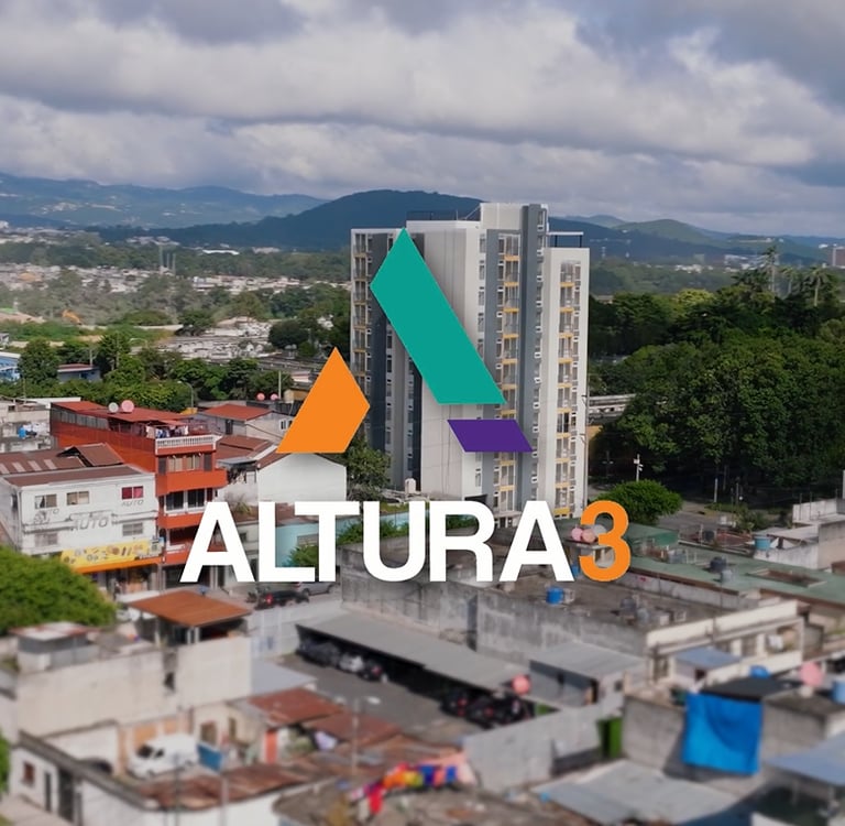 Apartamentos Altura 3 en Zona 3 Ciudad de Guatemala