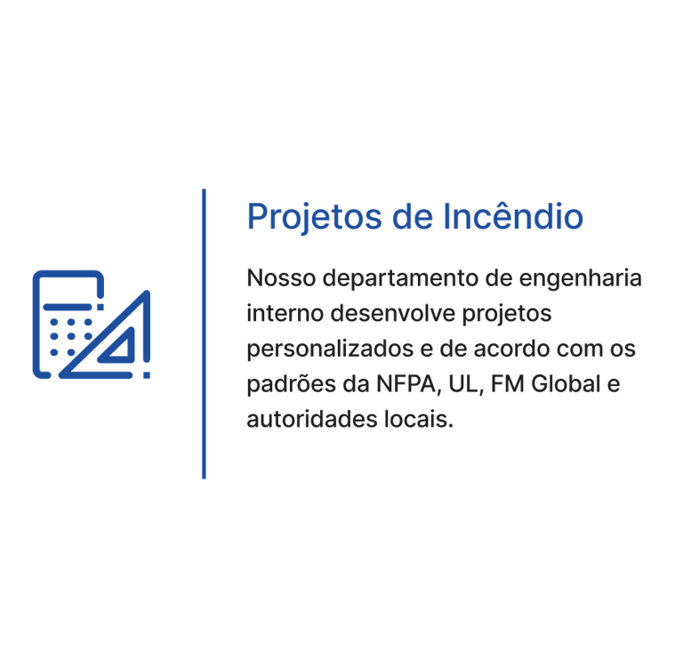 projetos de incêndio