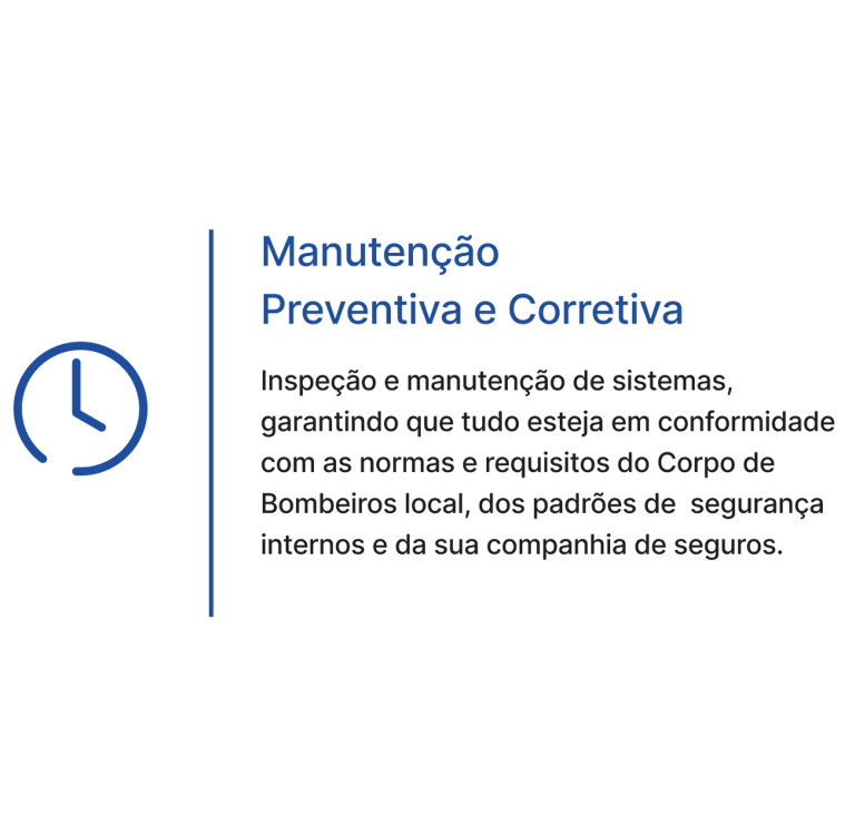 manutenção preventiva e corretiva