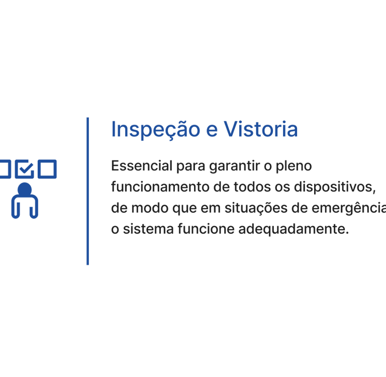 inspeção e vistoria