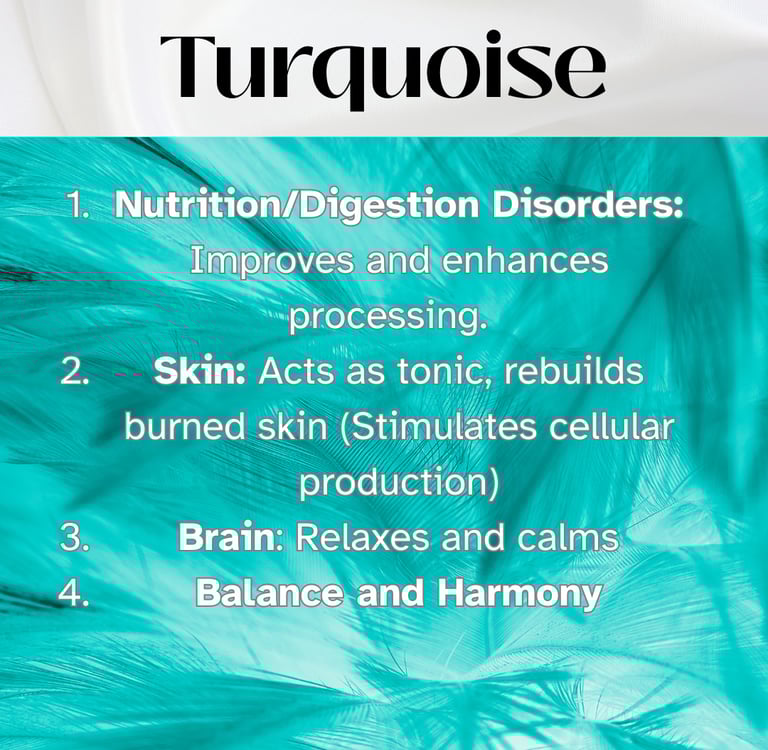 Colour Healing, Healing Light, Chromotherapy, Spechtochrome Turquoise