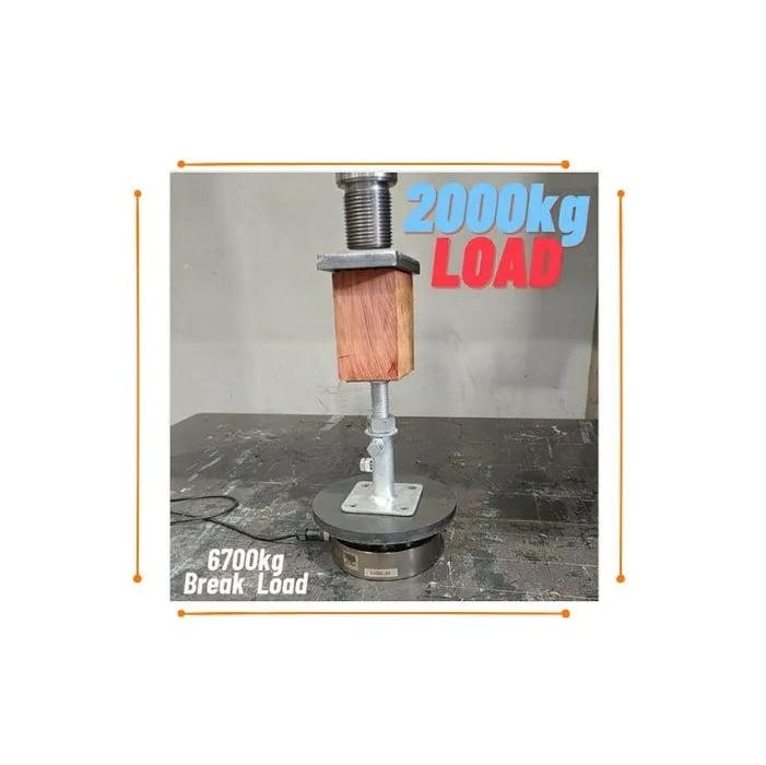 Testing adjustable deck supports