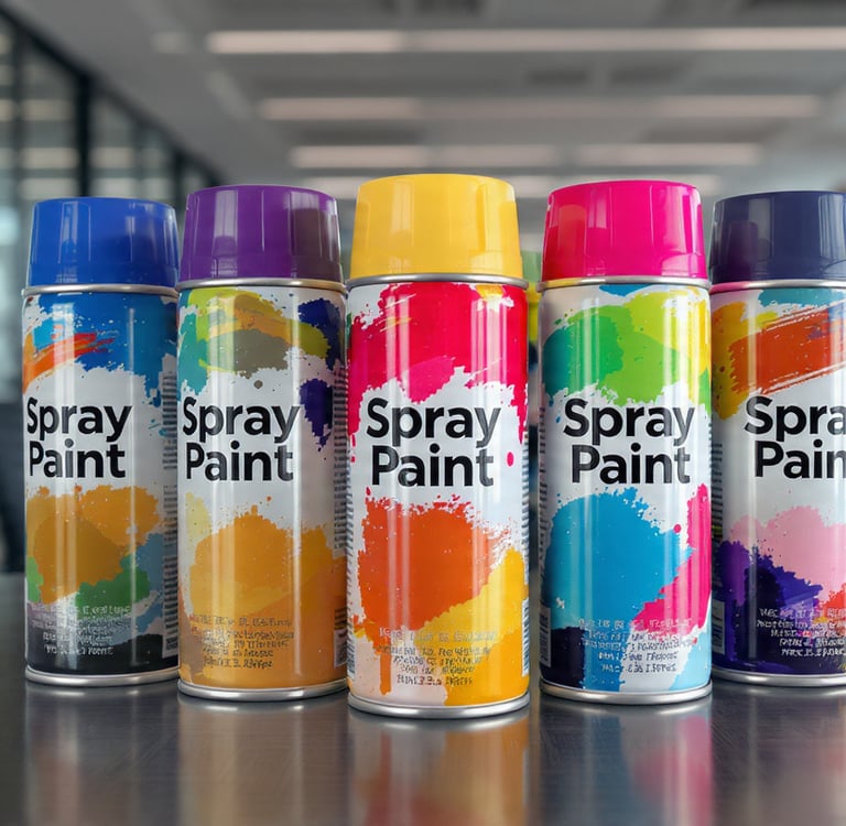 Aerosol paints