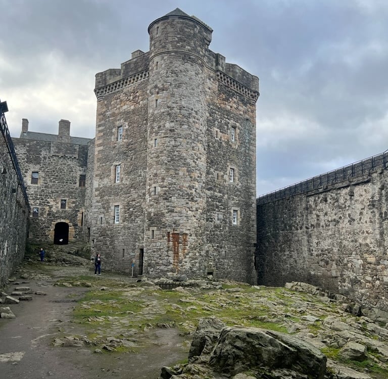 Blackness Castle internal courtyard