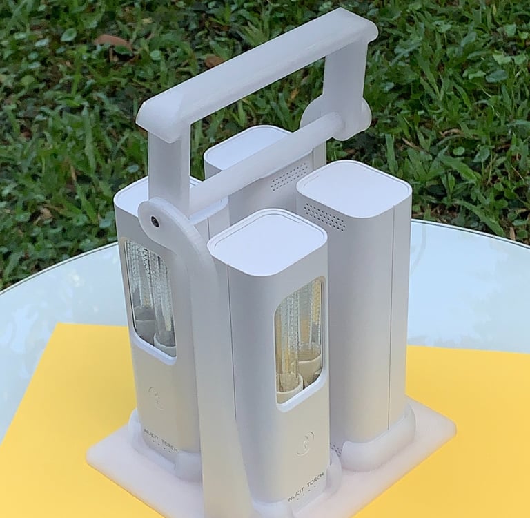 2x Nukit Torch in Quad-Bigfoot Holder