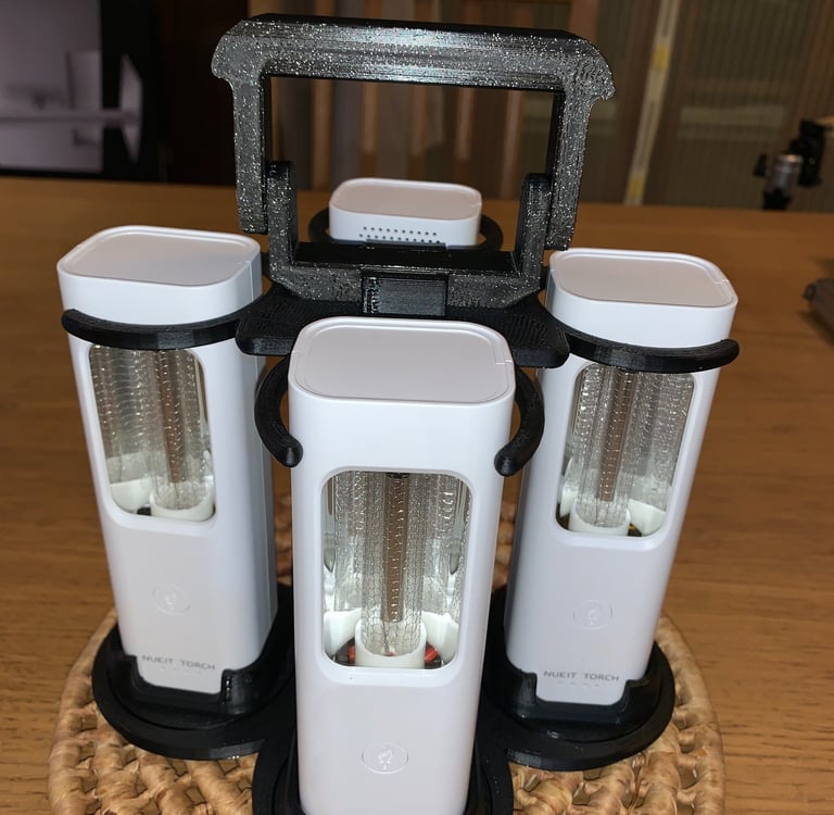 4x Nukit Torch inQuad rotate holder-Black