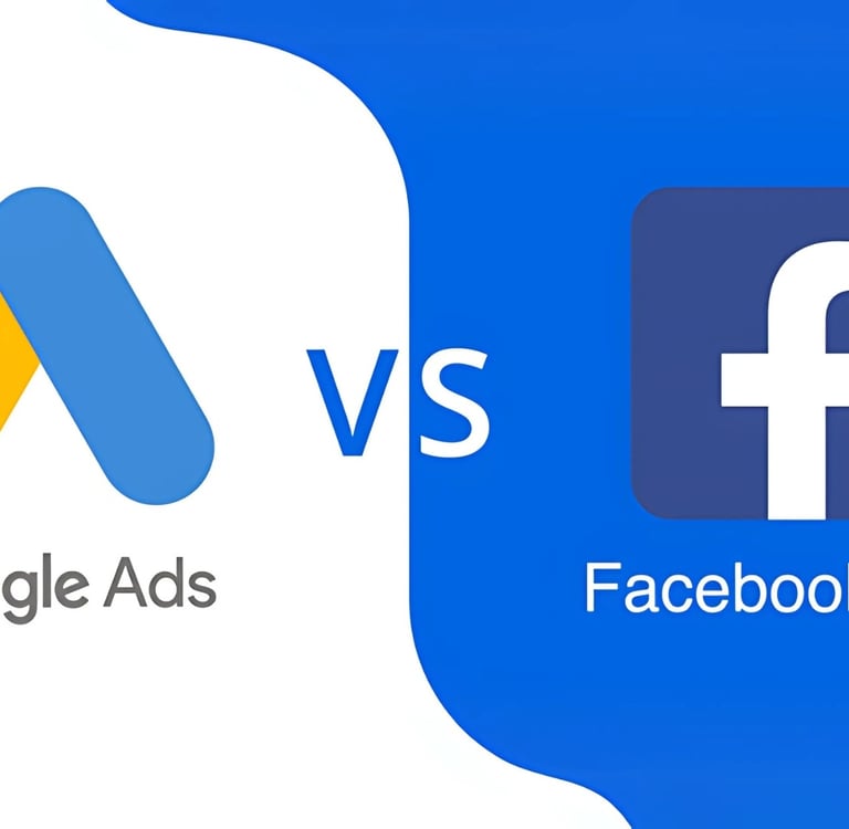 Google Ads Vs. Facebook ads -google ads and Facebook ads