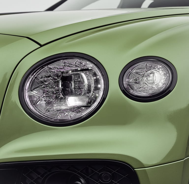 bentley crystal headlights