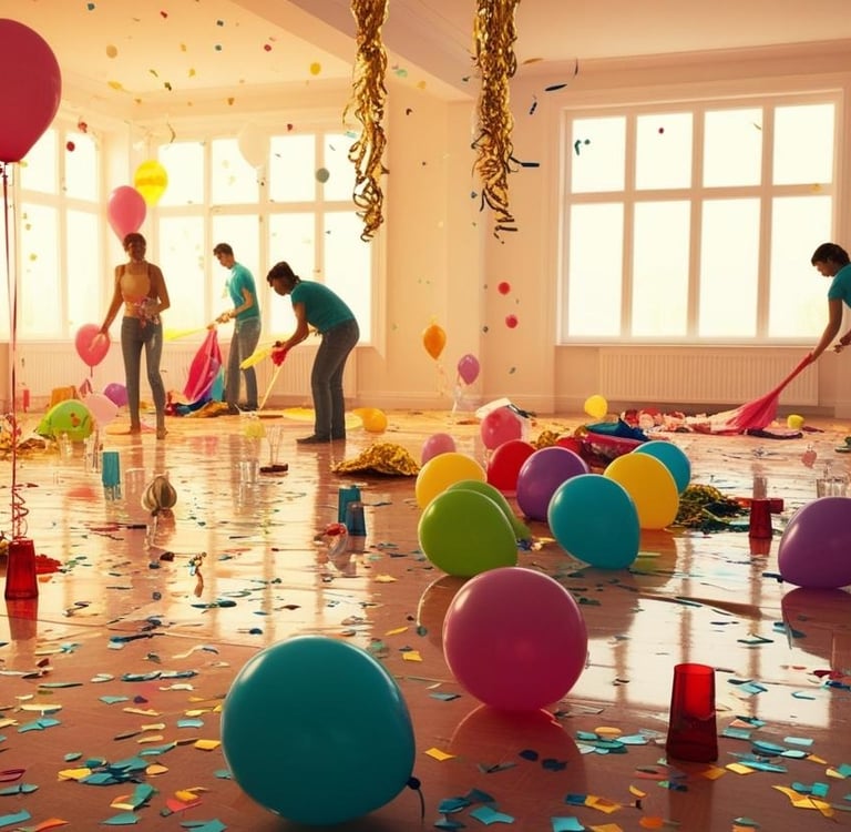 After-party cleaning