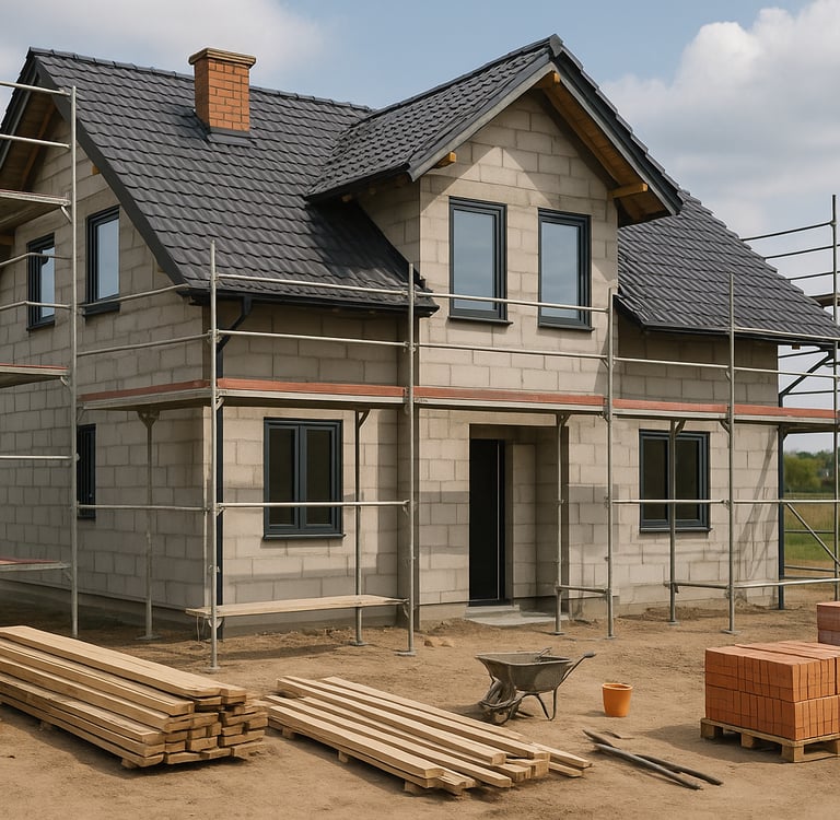 Dom w budowie - PDU Polskie Doradztwo Ubezpieczeniowe