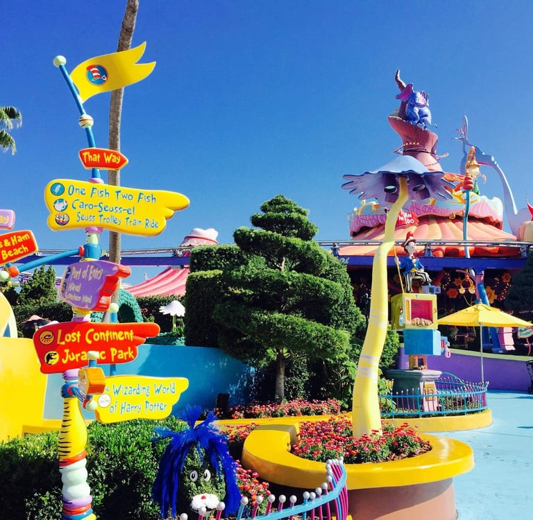 Dr. Seuss Land at Islands of Adventure at Universal Orlando Resort