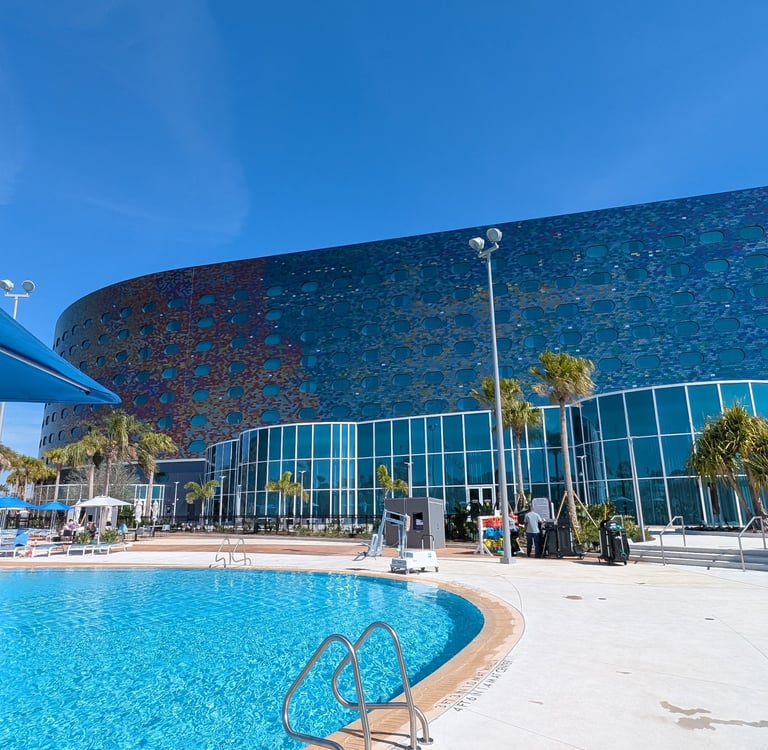 Stella Nova Resort and pool at Universal Orlando Resort