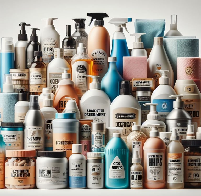 Product Registration UAE Detergents and Disinfectants 