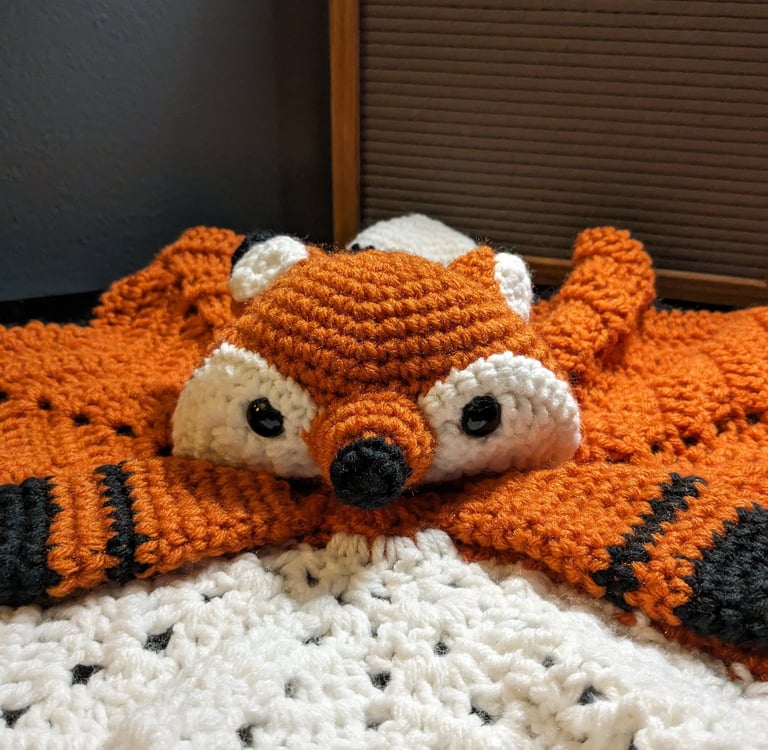 Orange, White & Red Fox Lovey