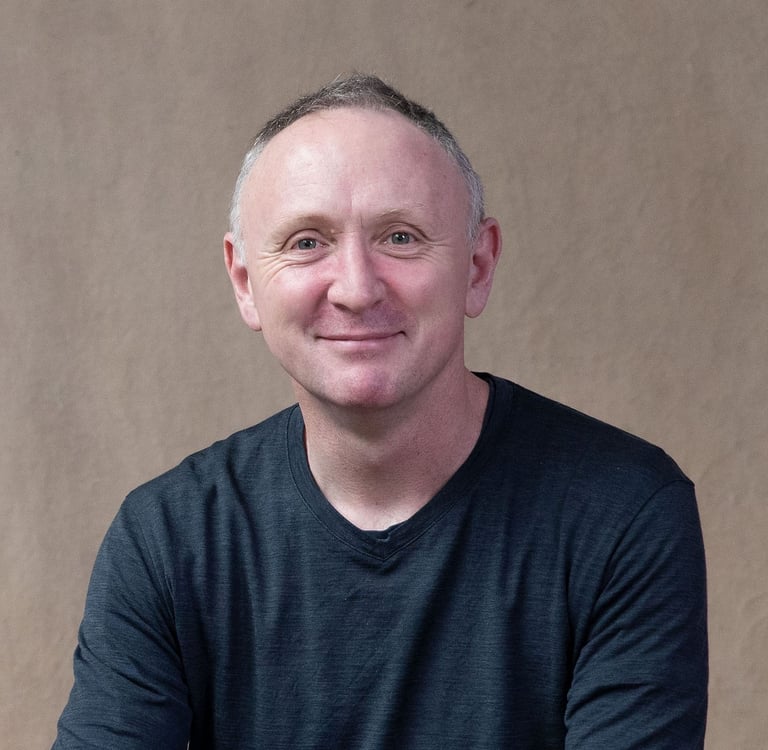Matt Wood Australian male voiceover artist in recording studio