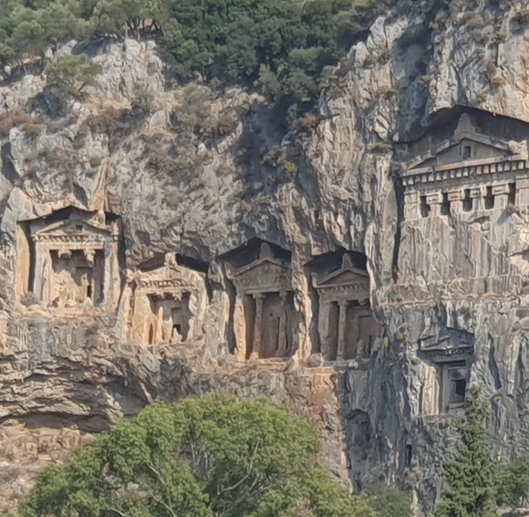 Lycian rock tombs