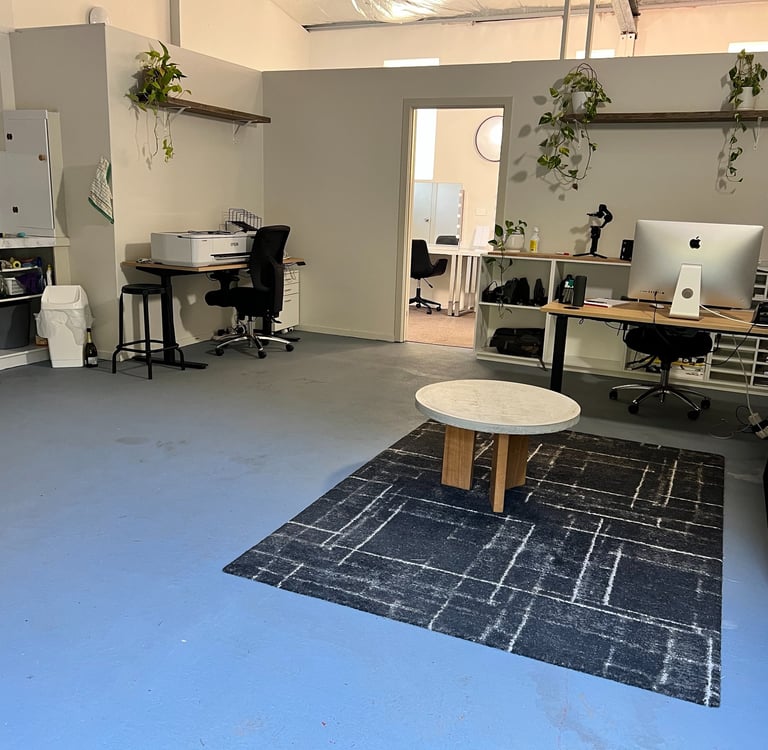 Green room and production office