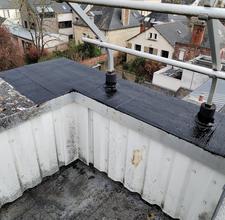 Étanchéité toiture bâtiment 35