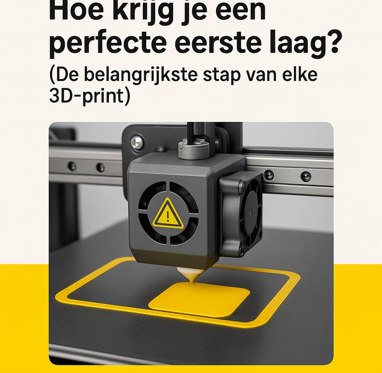 hoe krijg je een perfecte eerste laag 3d printen