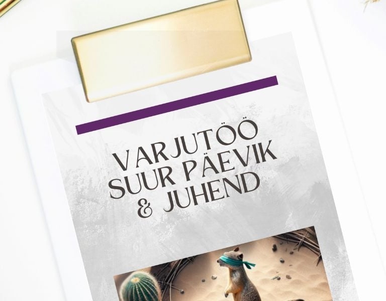 varjutöö päeviku PDF-juhend sisemise tervenemise kohta
