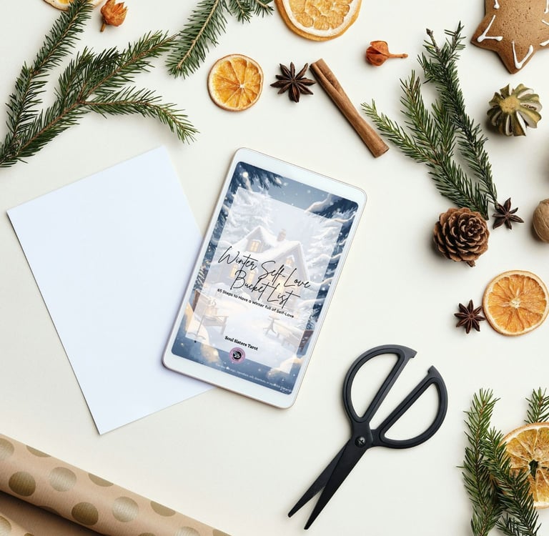 WInter Self-Love Bucket List Soul Sisters Tarot
