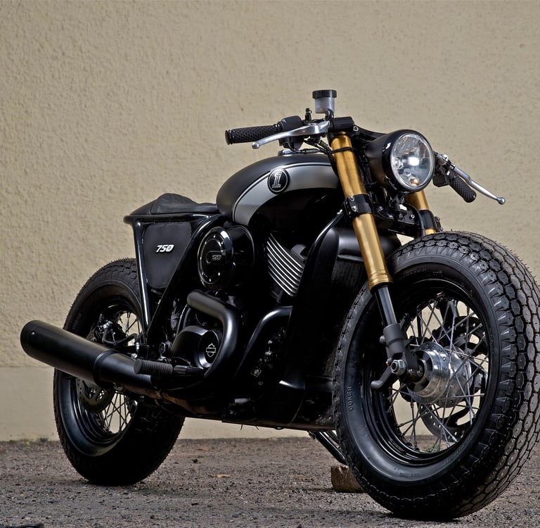 Harley Davidson Cafe Racer AT IBW 2015 - Moto vintage