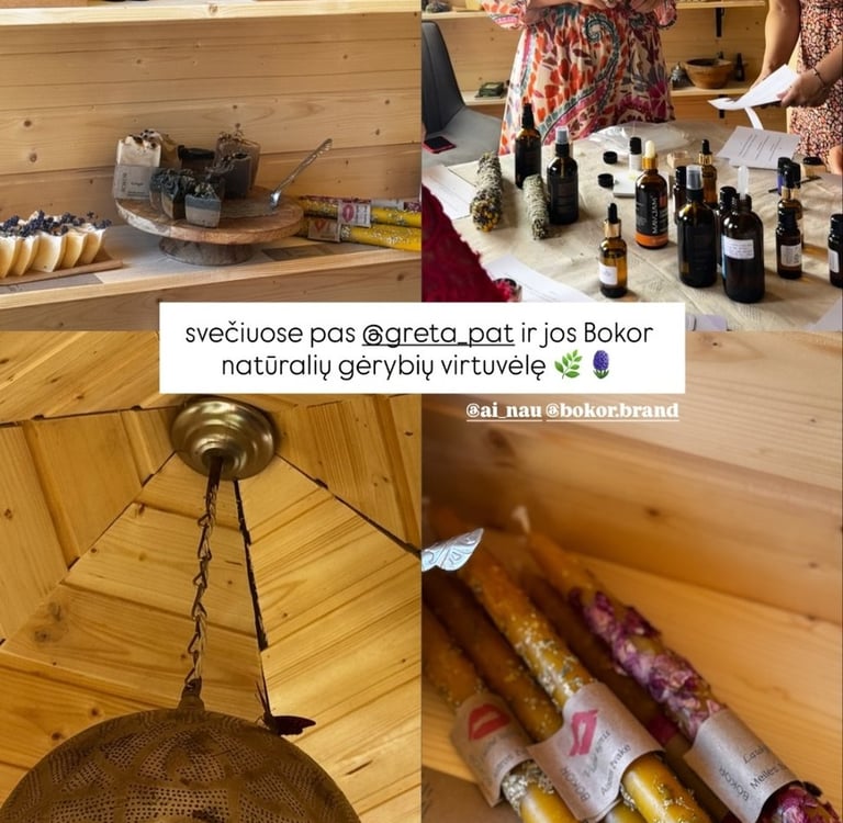 renginiai smilkalai gongai arbata moteru stovykla