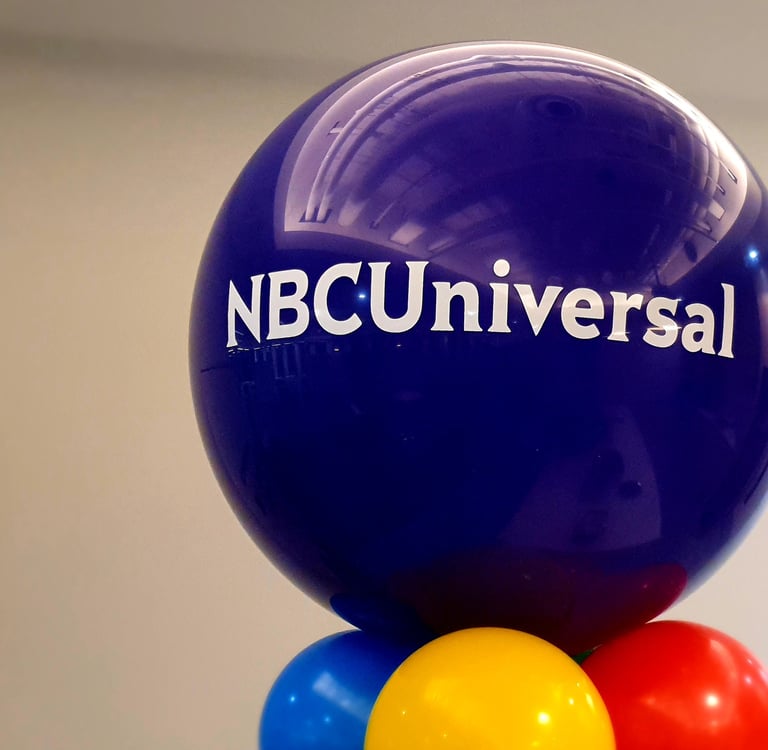 NBCUniversal balloons