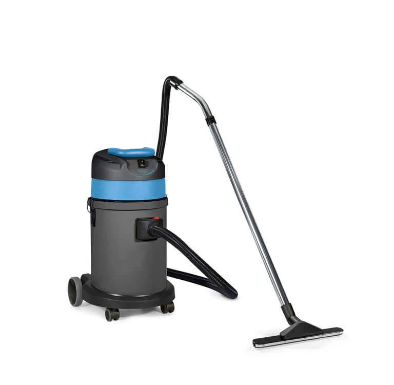 Aspirateur eau et poussière FV P30.1 WD moteur à 2 étages double filtration chariot et grandes roues