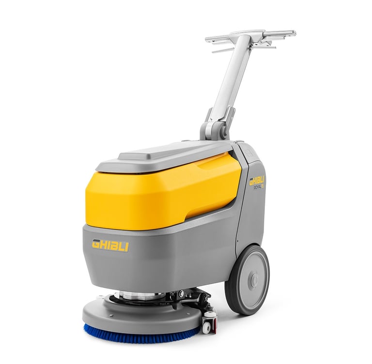 Autolaveuse accompagnée Rotal 15 compacte idéale nettoyage petite moyenne surface capacité 15L