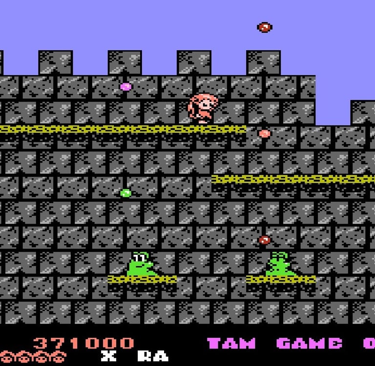 Rodland NES Scrolling and Platforming