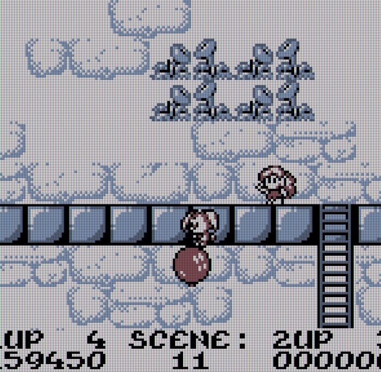 Rodland Game Boy: Bunny on Balloon