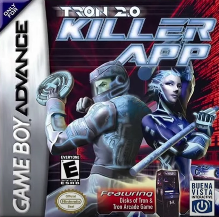 Tron 2.0 Killer App - GBA Box Art